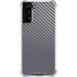 Silver Carbon Fiber Specialty Texture Material Galaxy S21 FE Clear Case